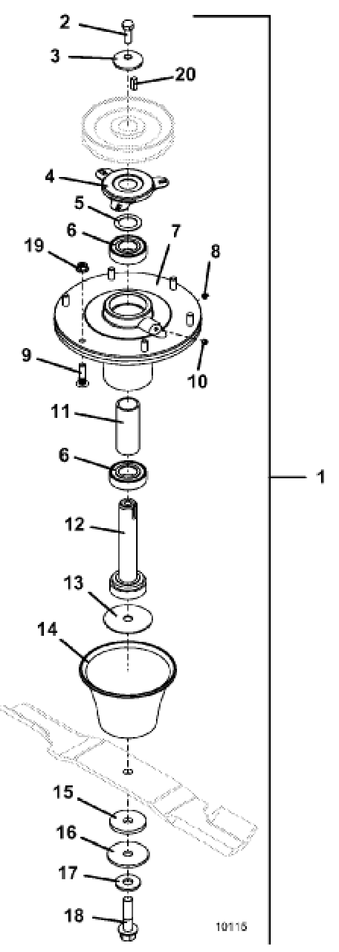 blade spindle assembly