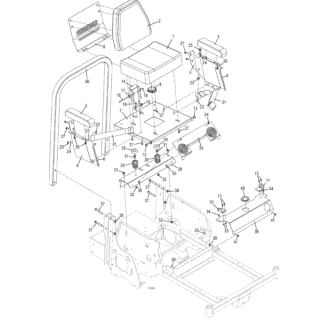 ROPS and Seat Assembly