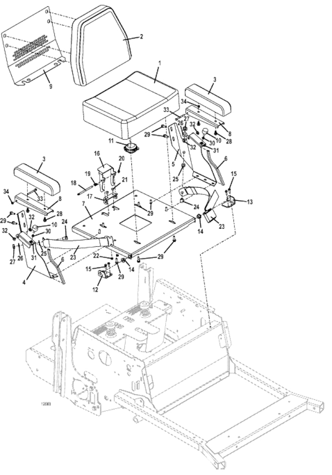 Seat Assembly Diagram