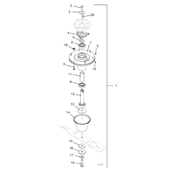 Blade Spindle Assembly Diagram