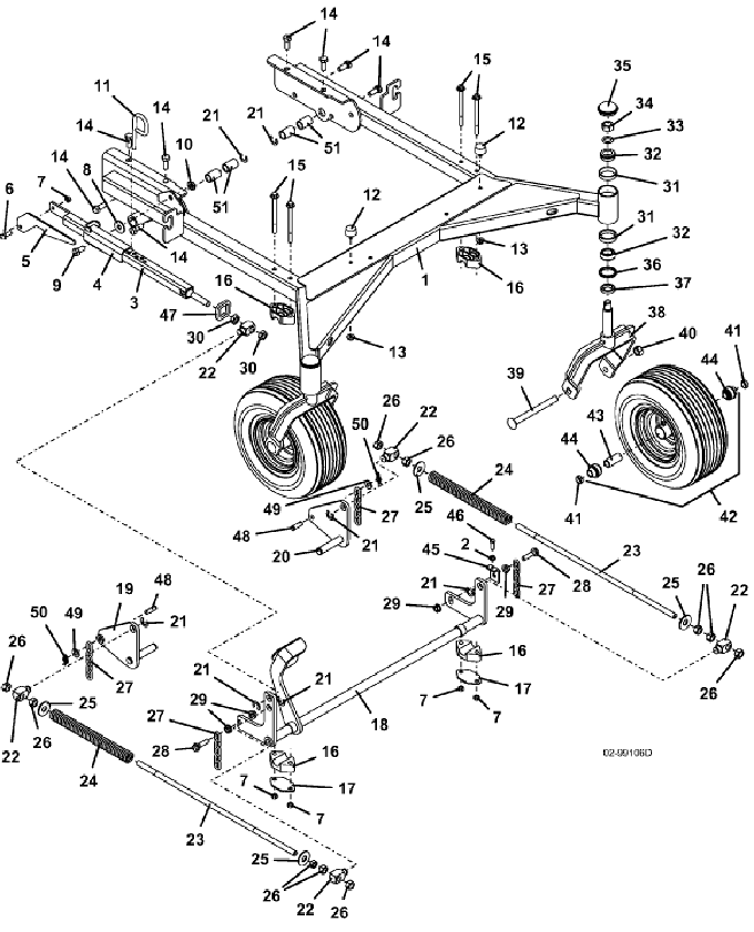 deck carrier assembly m172