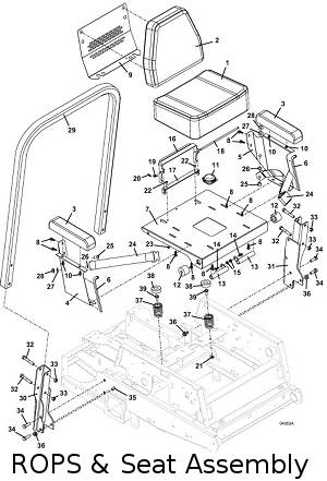 rops and seat assembly