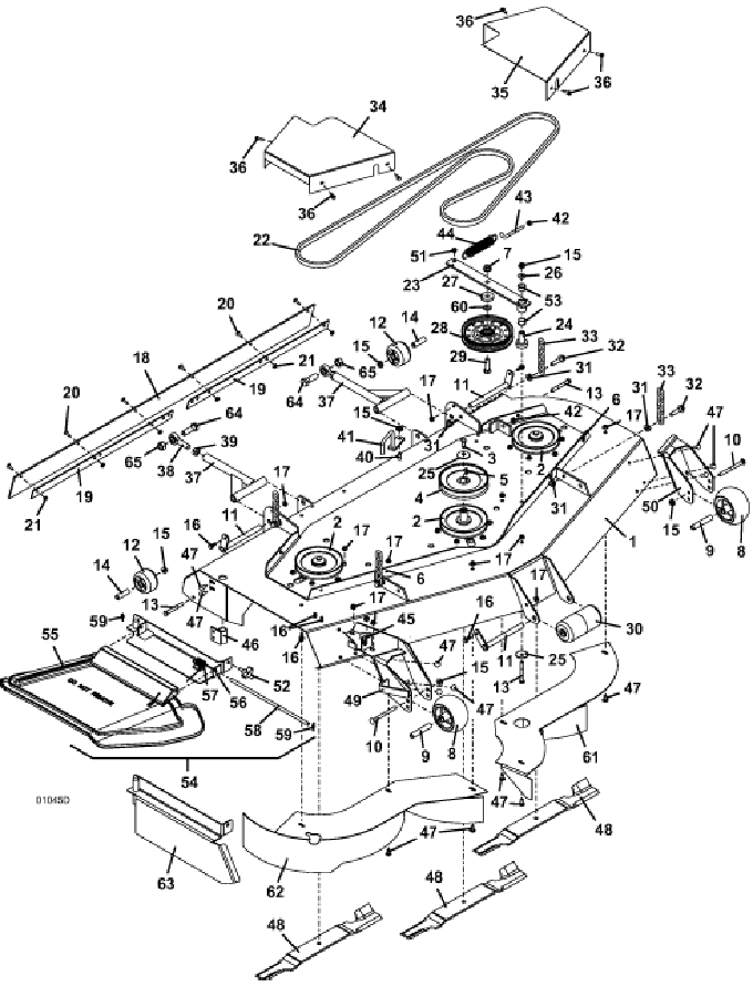 Deck Assembly 61 Inch