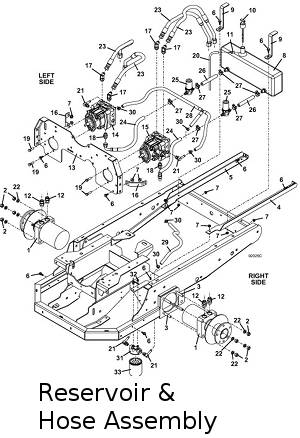 reservoir and hose assembly