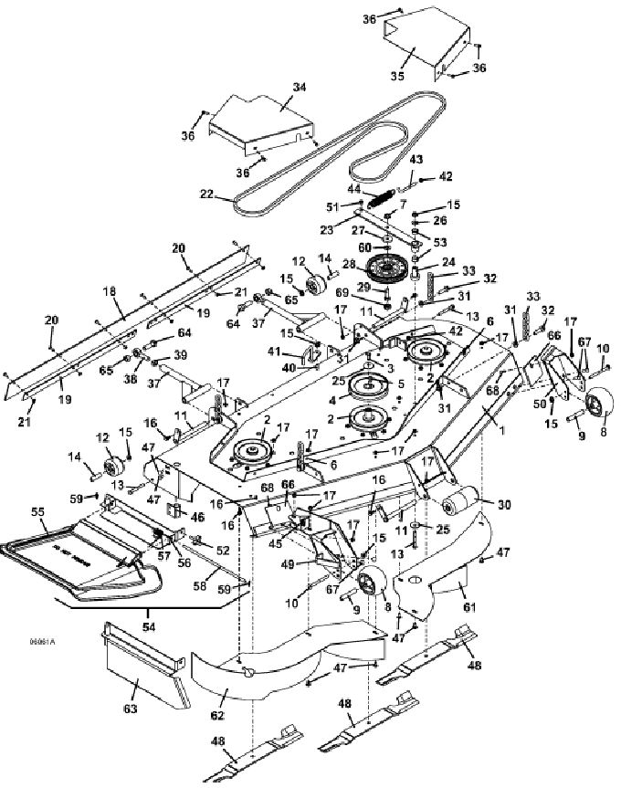 Deck Assembly 61 Inch