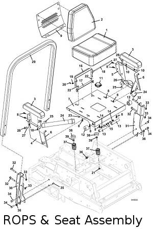 rops and seat assembly