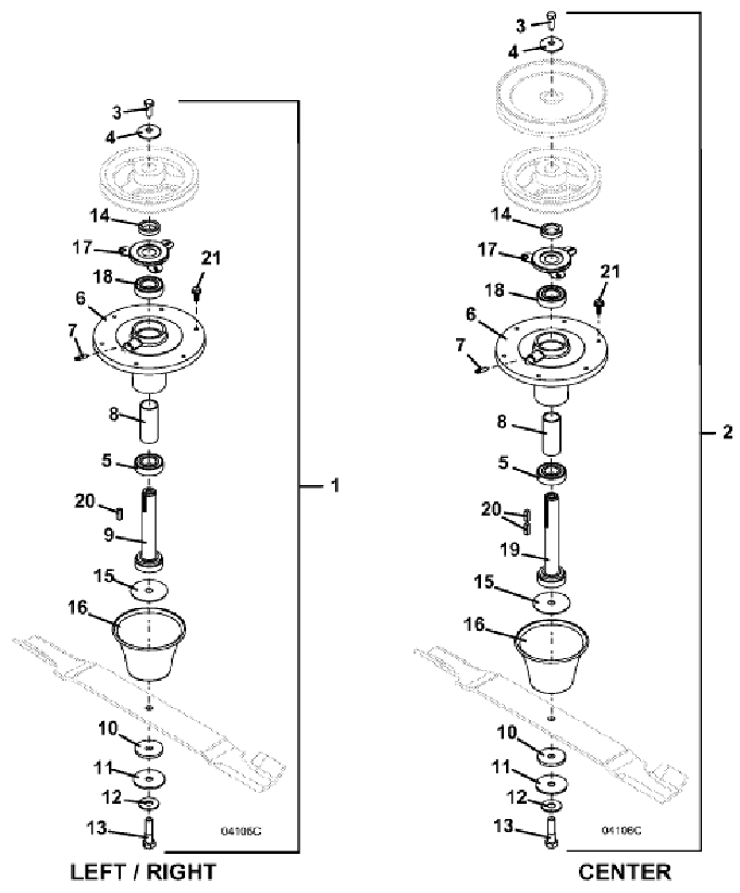 Blade Spindle M172