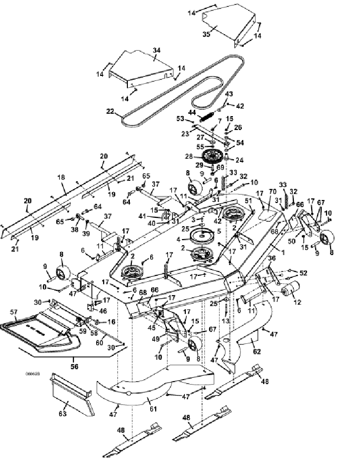 Deck Assembly 72 Inch