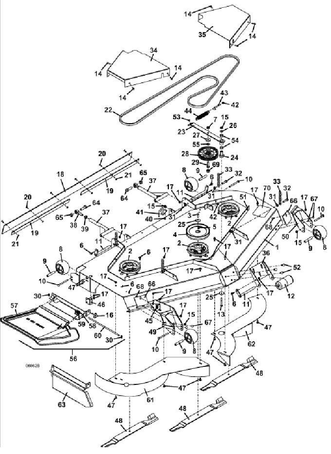 Deck Assembly 72 Inch