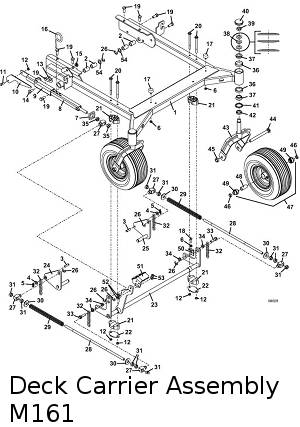 deck carrier 61