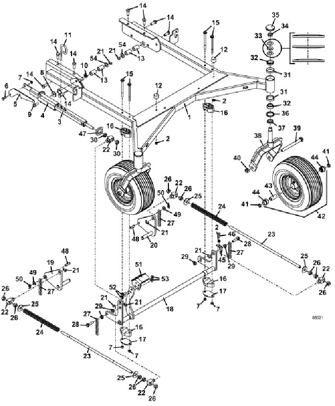 Deck Carrier Assembly M172