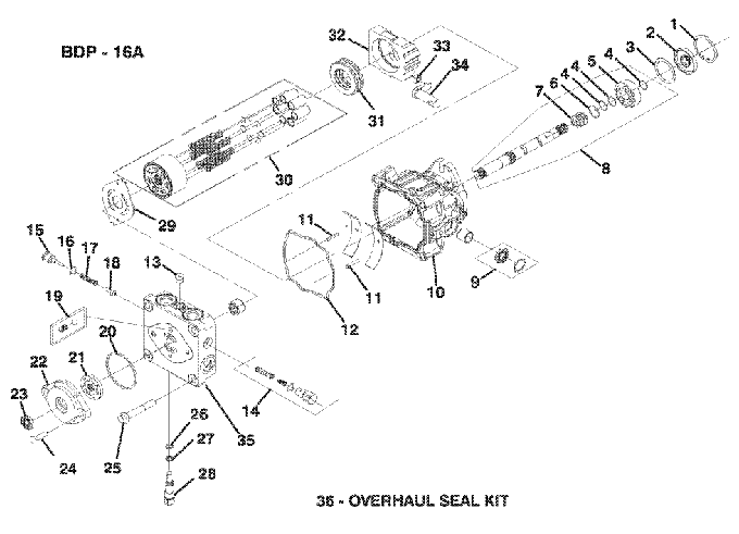 Wheel Motor and Brake Assembly