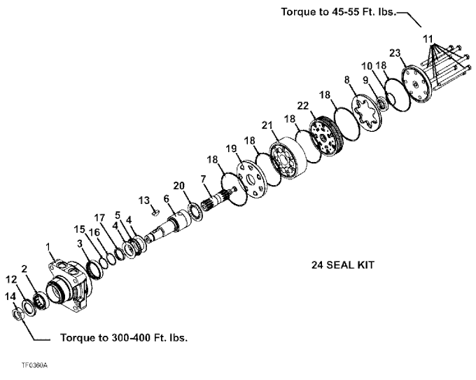 Wheel Motor and Brake Assembly