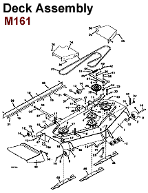 Deck Assembly 61 inch