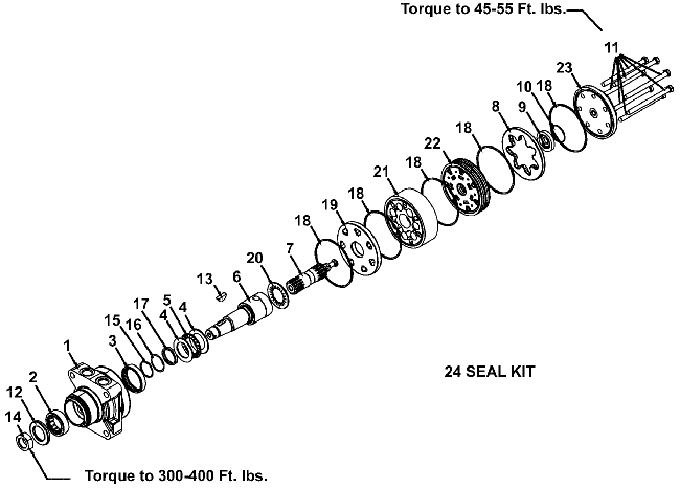 Wheel Motor and Brake Assembly