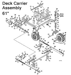 Deck Carrier 61 inch