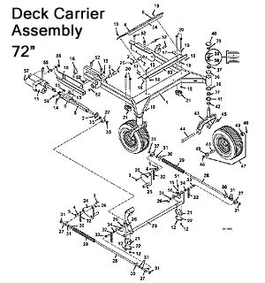 Deck Carrier 72 inch