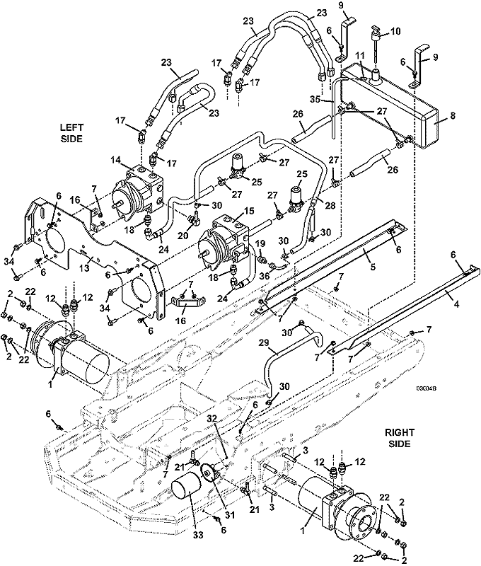 Reservoir and Hose Assembly