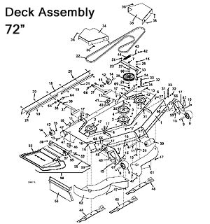 Deck Assembly 72 inch