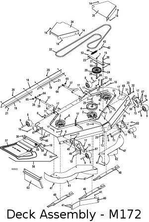 Deck Assembly 72 inch