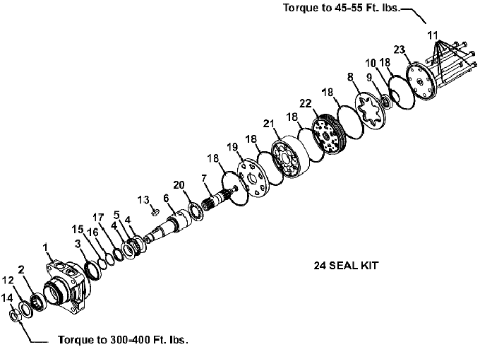 Wheel Motor and Brake Assembly