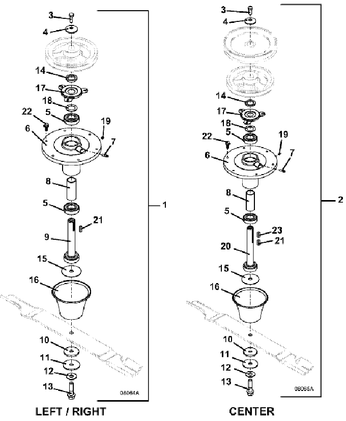 72 inch Blade Spindle Assembly