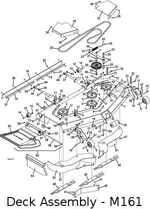 Deck Assembly 61 inch