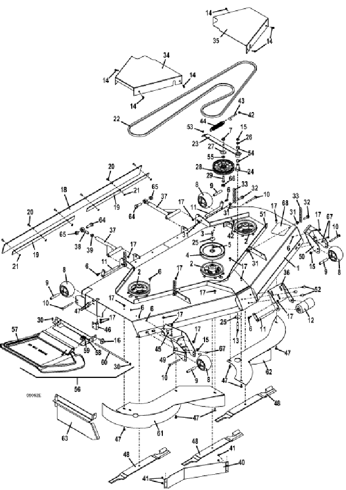 Deck Assembly, 72 inches