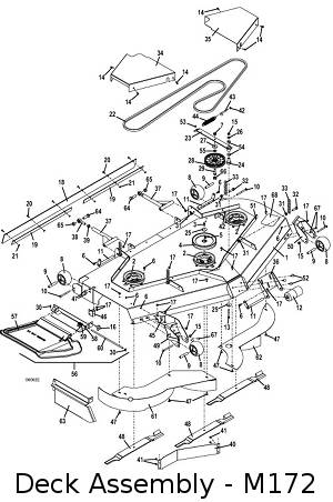 Deck Assembly 72 inch