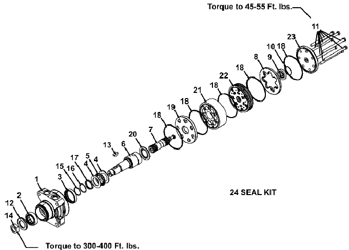 Wheel Motor and Brake Assembly