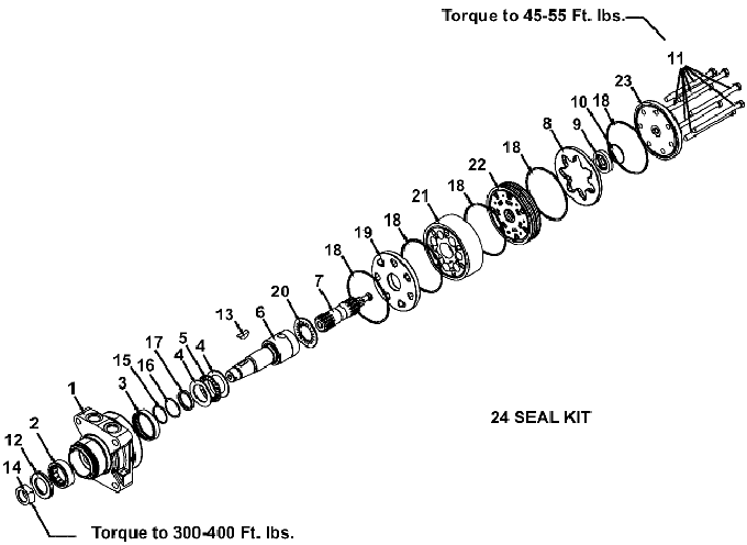 Wheel Motor and Brake Assembly