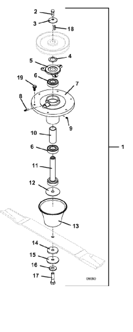 Blade Spindle Assembly