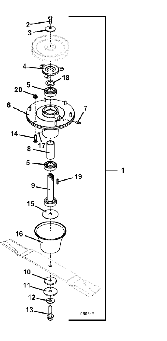 Blade Spindle Assembly