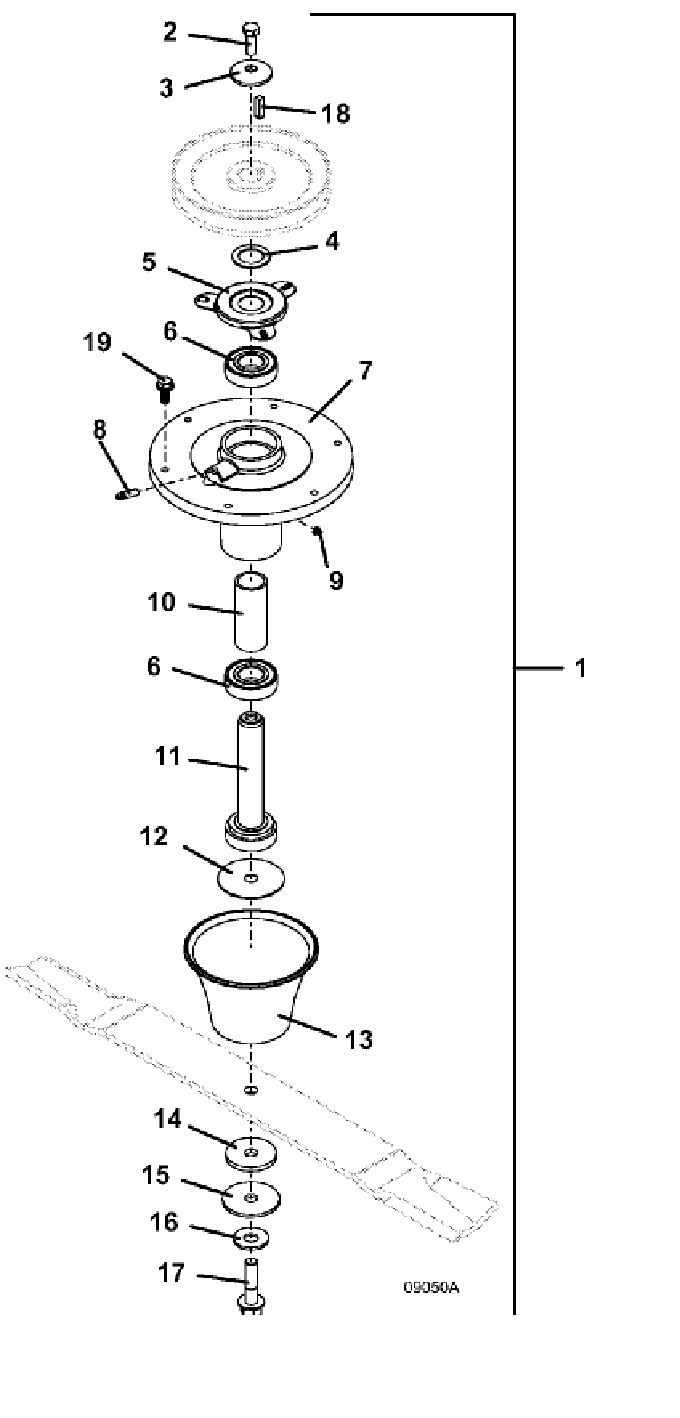 Blade Spindle Assembly