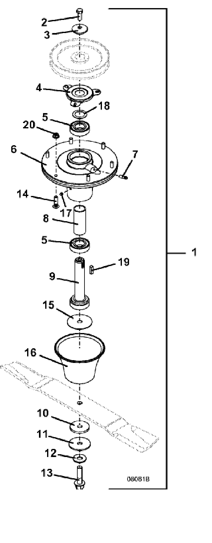 Blade Spindle Assembly