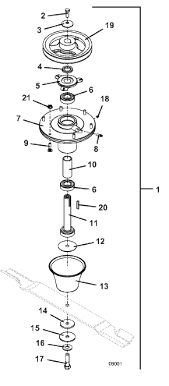 Blade Spindle Assembly