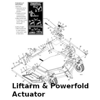 Lift Arm with Powerfold Assembly