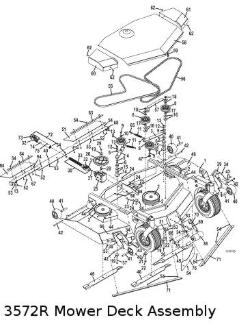 3572 Mower Assembly