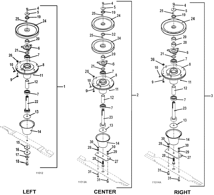 Blade Spindle Assembly