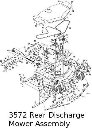 3572 Mower Assembly