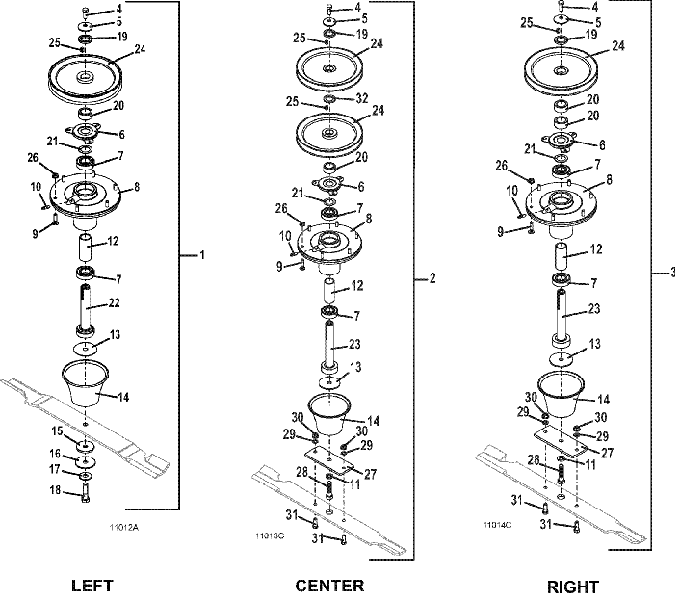 Blade Spindle Assembly