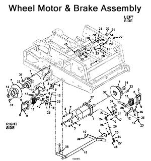 Wheel Motor and Brake Assembly